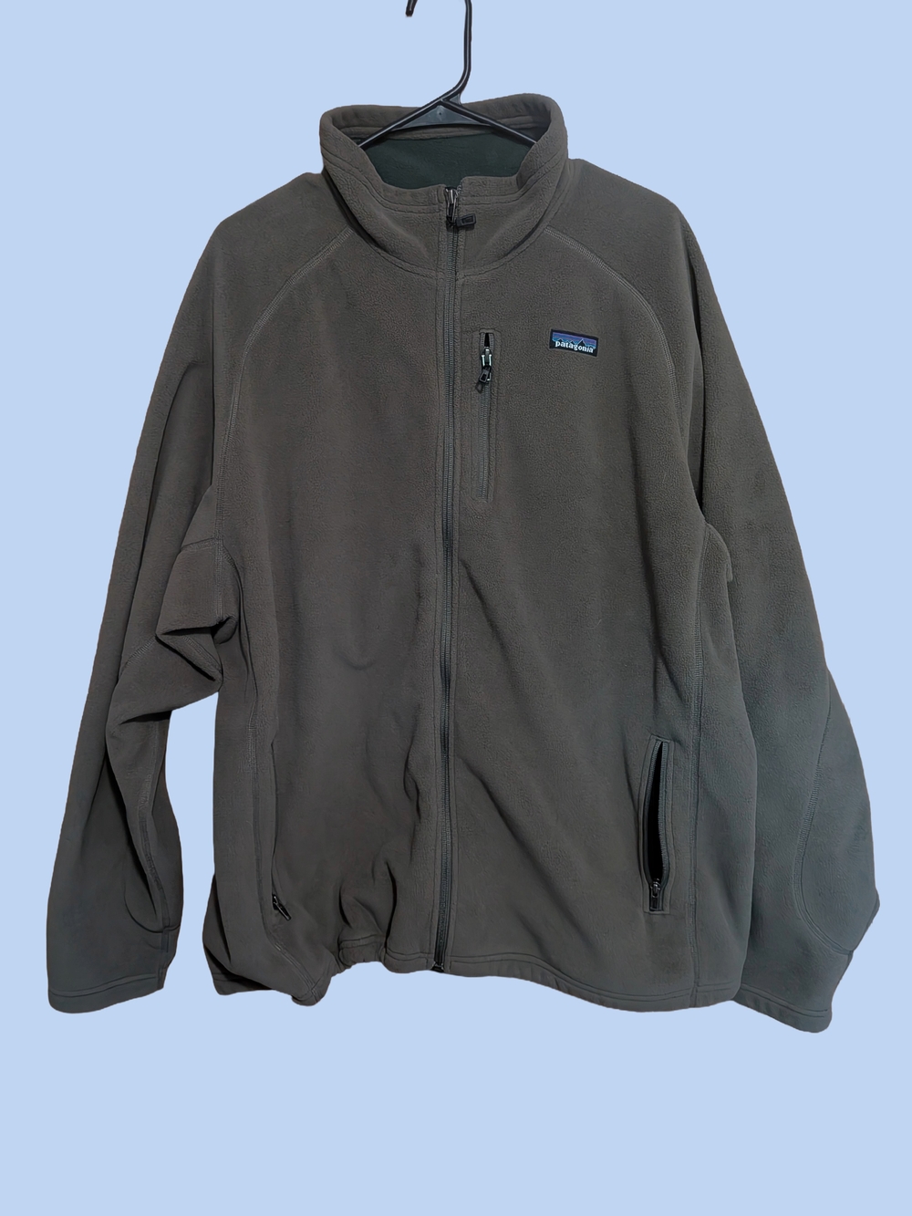 Patagonia Men's Full-Zip Fleece Jacket - Olive